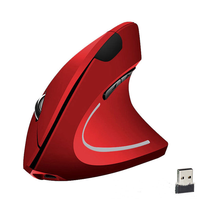 Vertical Ergonomic Mouse - Wired, Wireless Rechargeable & Battery Options
