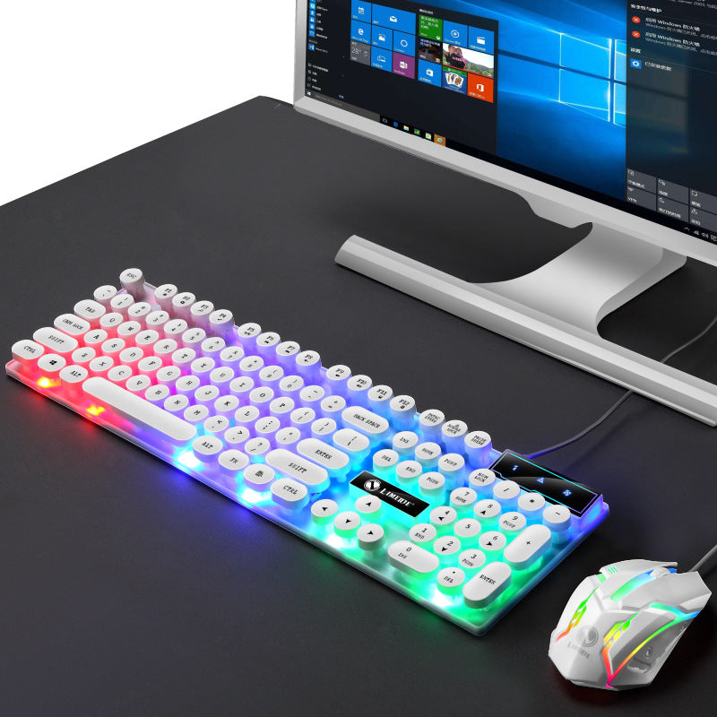 TX30 Punk Retro Wired Keyboard – 104 Keys – product image 1 | Fidmat24 Tech Market