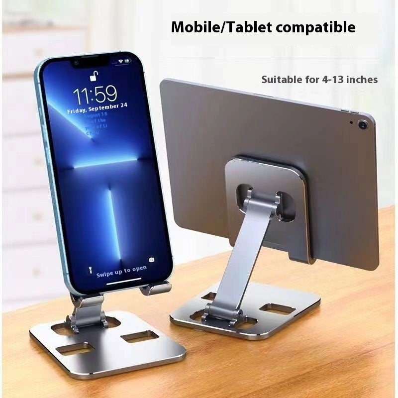 Desktop phone holder with adjustable viewing angle