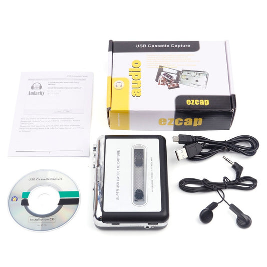 USB Cassette Player & Tape to Digital Converter - Preserve Your Memories