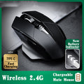 M6 Pro Silent Rechargeable Wireless Mouse - 1600 DPI, 500mAh Battery, 2.4GHz | 5 Variants