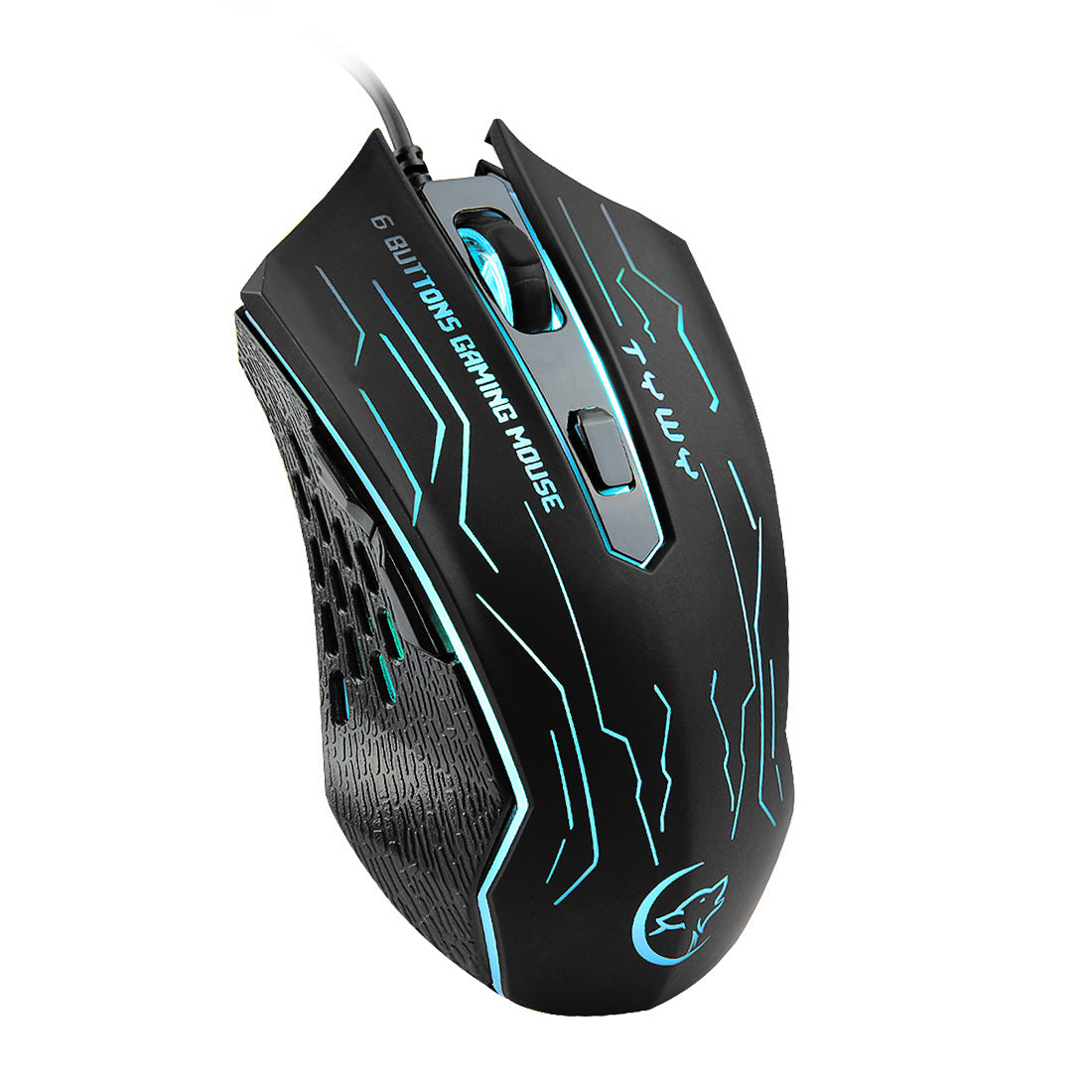 Wired RGB Gaming Mouse - 3200 DPI, 6 Buttons, 20M Switch Life, 1.5m Cable | Black
