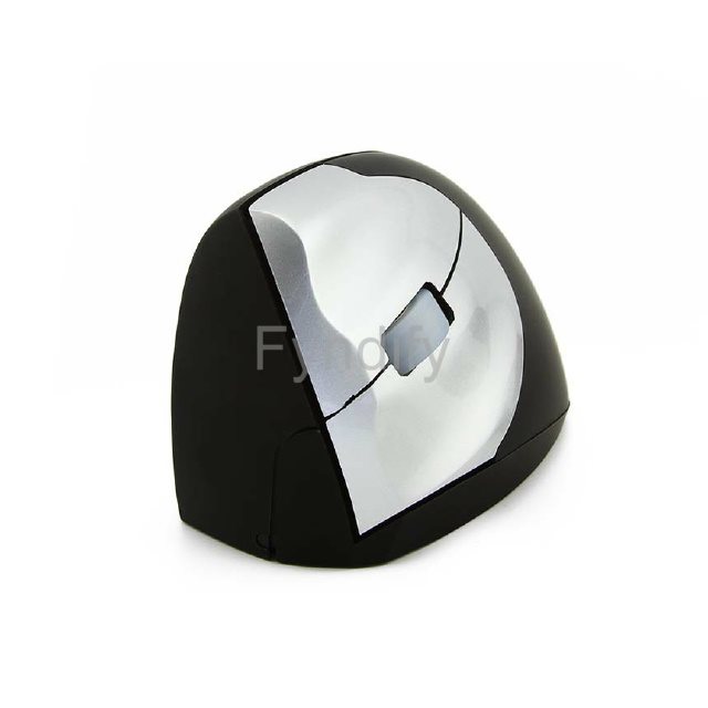 Left-Handed Wireless Vertical Ergonomic Mouse | Blue & White Porcelain Edition