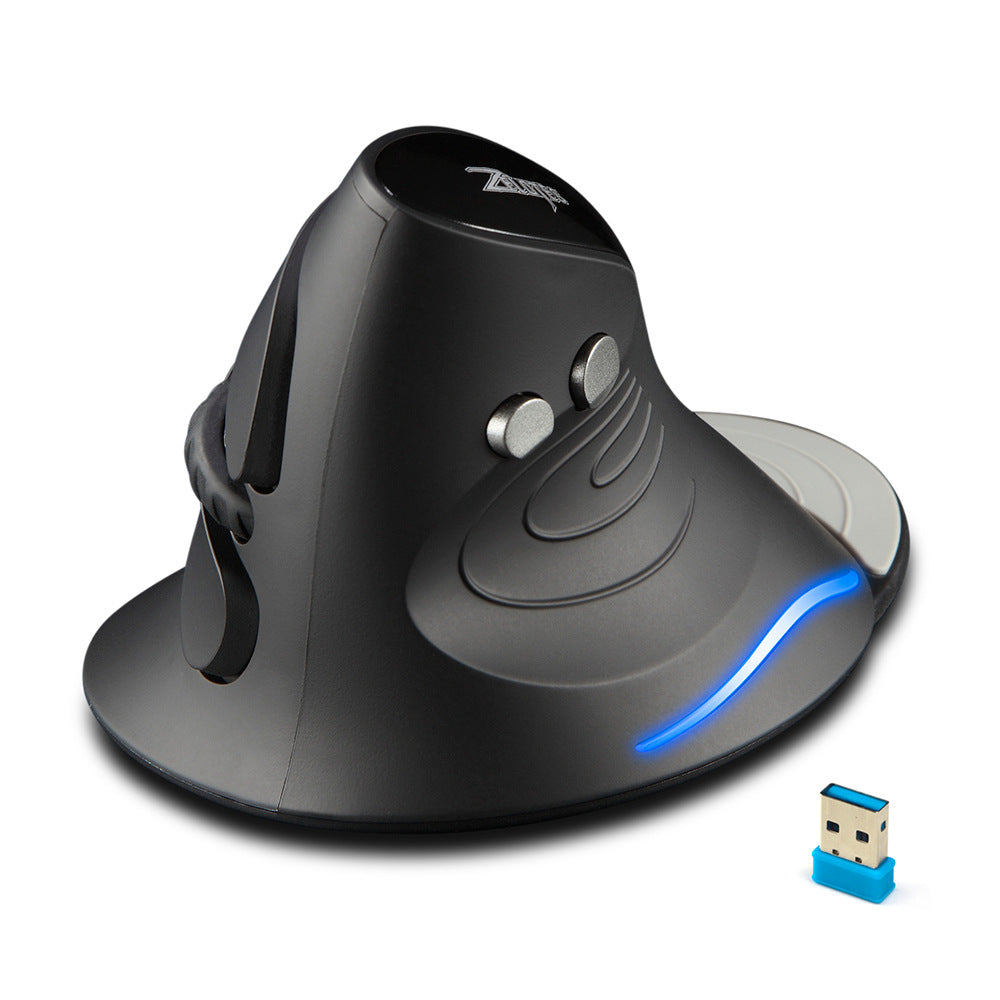 Vertical Ergonomic Mouse - 4-Gear Colour-Coded DPI up to 3200, 6 Buttons | Wired or Wireless