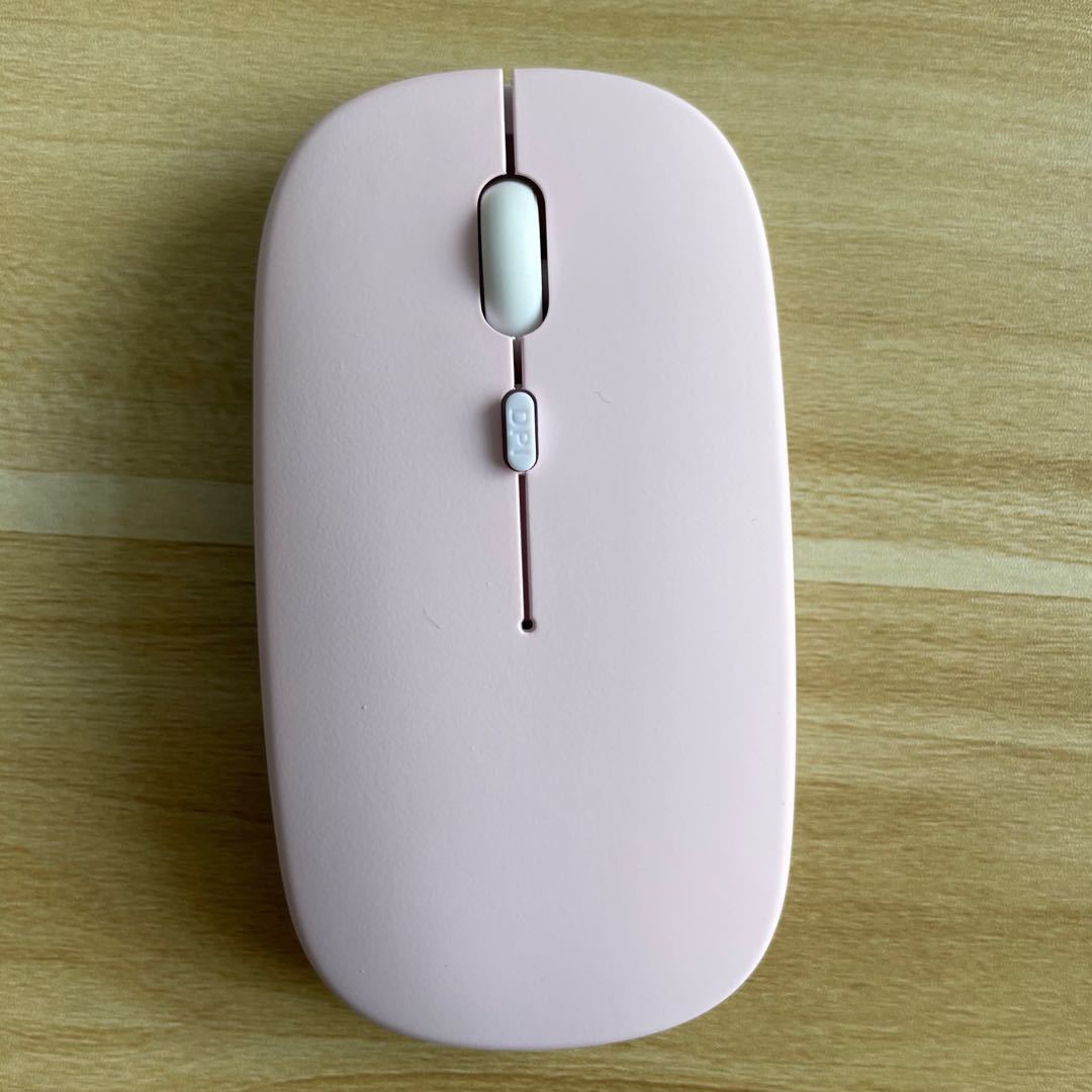 Ultra-Thin Dual-Mode Wireless Mouse - 2.4GHz & Bluetooth, 4-Gear DPI, Four-Way Scroll | 8 Colours
