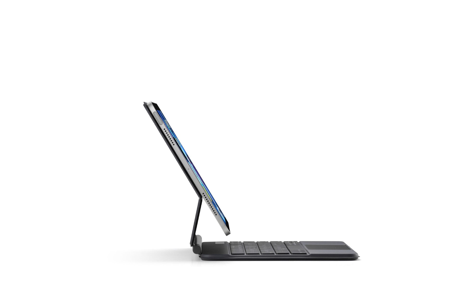 Magnetic Suspension Flat Bluetooth Keyboard - 109 & 129 Key | Apple Compatible | Black, Blue & White