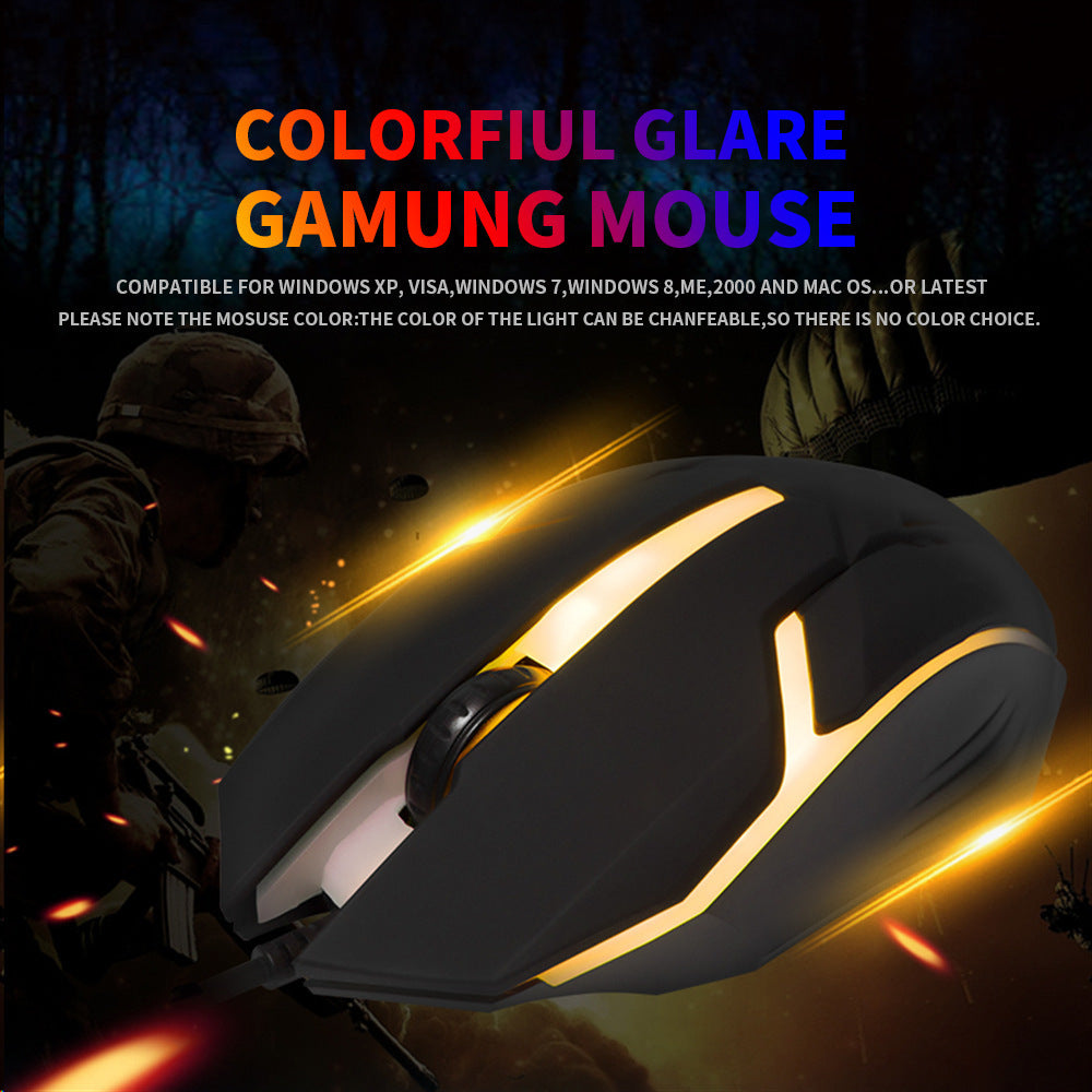 Wired Gaming Mouse with RGB Breathing Light – product image 1 | Fidmat24 Tech Market