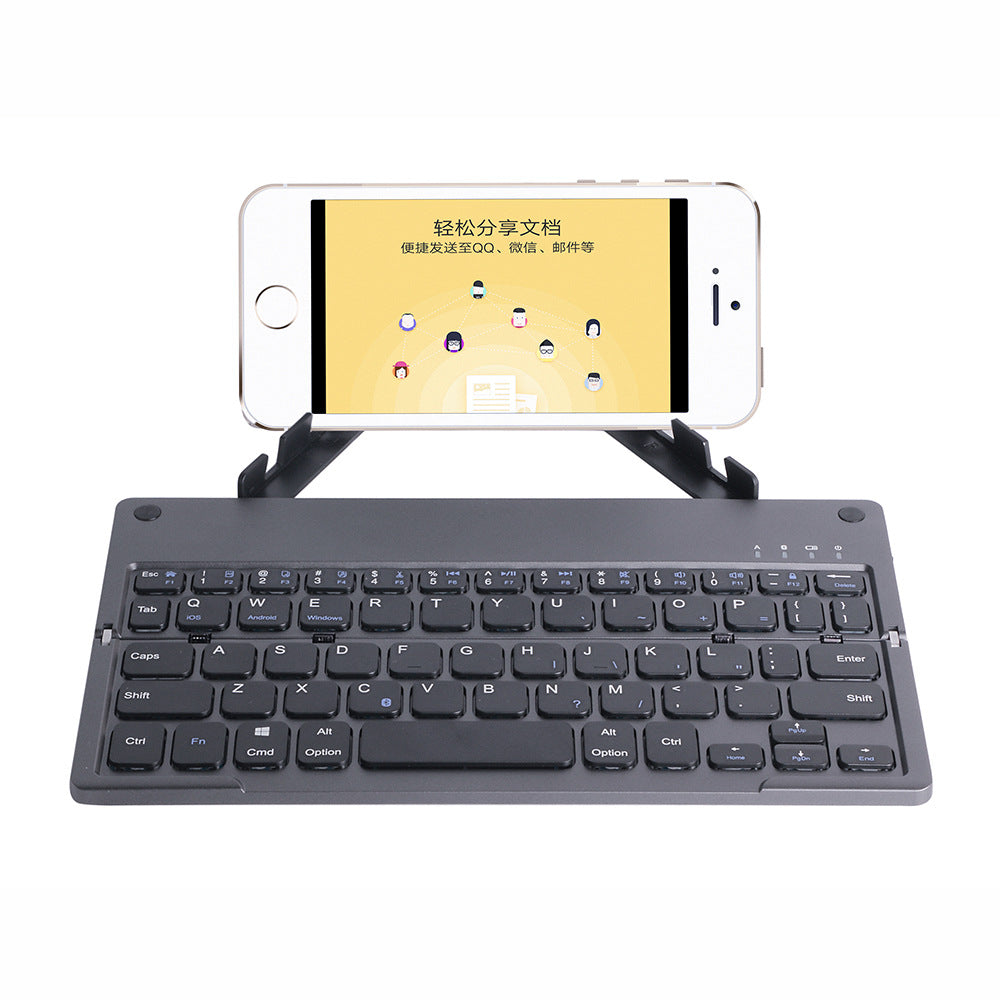 2-Fold Bluetooth Keyboard with Touchpad & Hidden Stand - Smart TV, Tablet & HTPC