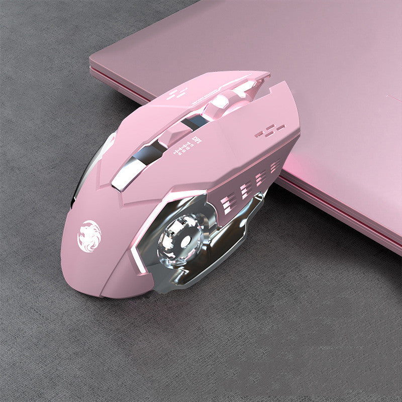 Silent Rechargeable Wireless Mouse - 1600 DPI, 7 Buttons, 2.4GHz | 5 Styles
