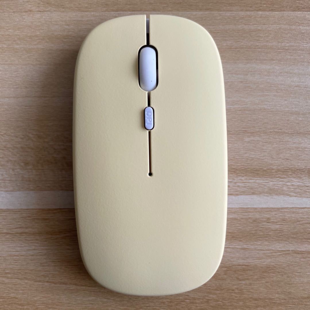 Ultra-Thin Dual-Mode Wireless Mouse - 2.4GHz & Bluetooth, 4-Gear DPI, Four-Way Scroll | 8 Colours