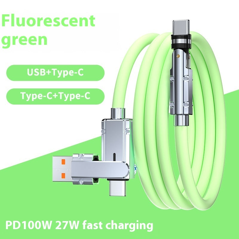 Zinc Alloy Fast Charging Cable - Lightning & USB-C | 8 Colours | 1m