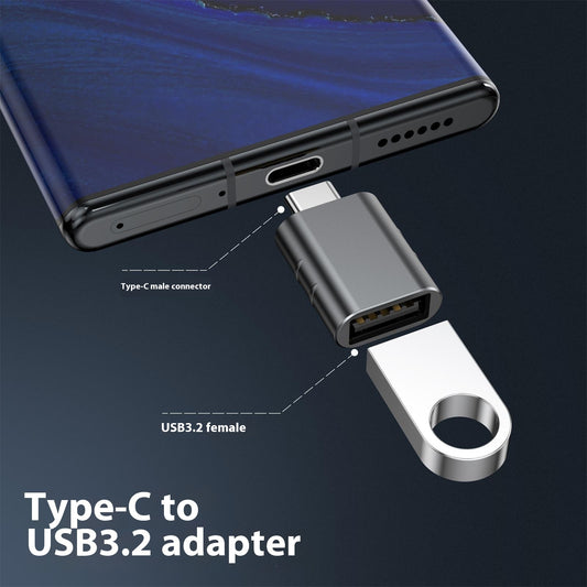 USB-C to USB-C Adapter - 10Gbps Data Transfer, Zinc Alloy, Compact