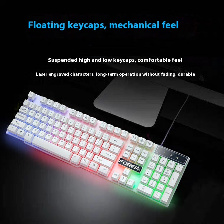 Wired Luminous Keyboard for Desktop & Notebook Computers – product image 2 | Fidmat24 Tech Market
