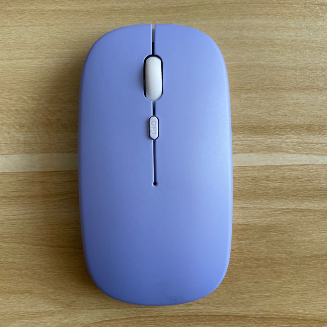 Ultra-Thin Dual-Mode Wireless Mouse - 2.4GHz & Bluetooth, 4-Gear DPI, Four-Way Scroll | 8 Colours