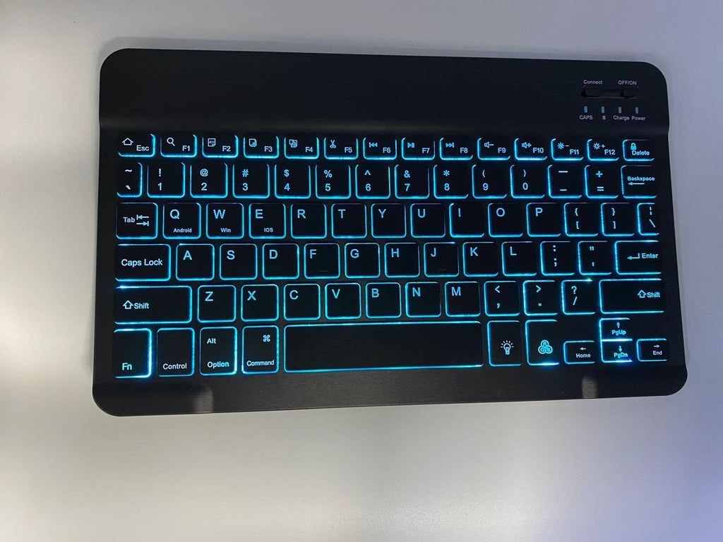 Mini Bluetooth Wireless Keyboard for Tablets - S (7–8"), M (9") & L (9.7–10.1") | Black & White