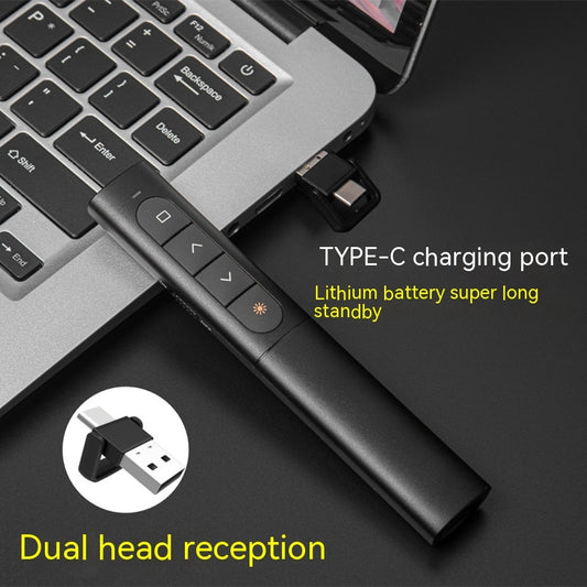 ppt-laser-pointer-with-remote-control-double-headed-presenter