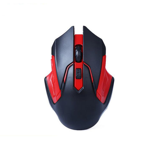 2.4GHz Wireless Gaming Mouse - 1000 DPI, 6 Buttons | Red, Black, White & Blue