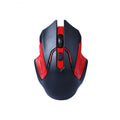 2.4GHz Wireless Gaming Mouse - 1000 DPI, 6 Buttons | Red, Black, White & Blue