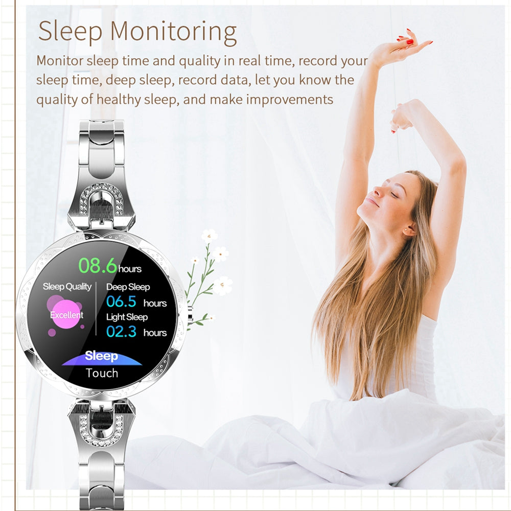 Women’s Smart Watch – IP67 Waterproof, Heart Rate & 1.08" HD LCD Display
