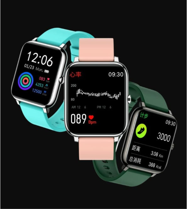 P22 Smart Watch – Fitness Tracker with Heart Rate Monitor & IPS Colour Screen – Blue