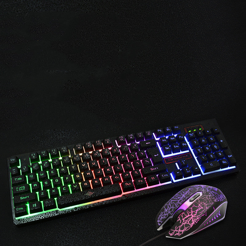K13 Wired Gaming Keyboard & Mouse Combo - 1600 DPI, USB | Black