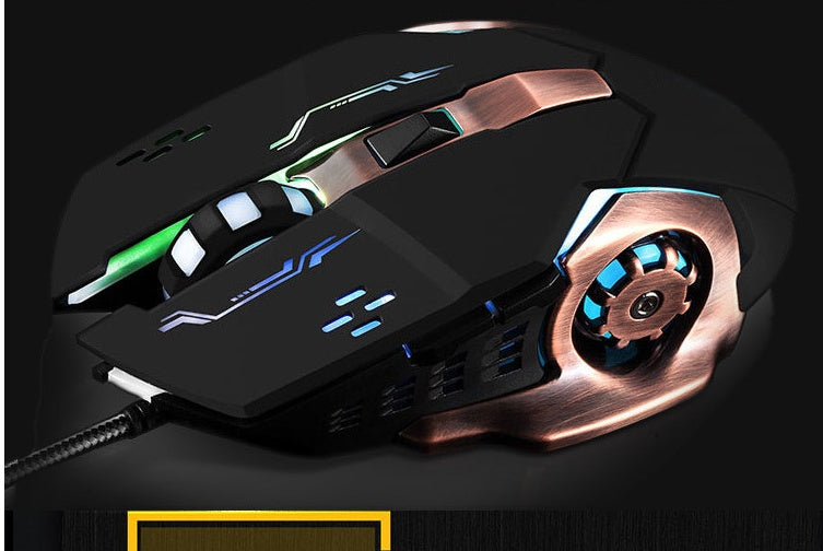 Mechanical Wired Gaming Luminous USB Gaming Mouse – view 5