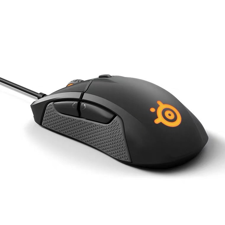 Wired Gaming Mouse - 12000 DPI, 6-Gear, 6 Buttons, Ergonomic, 2m Cable | Black