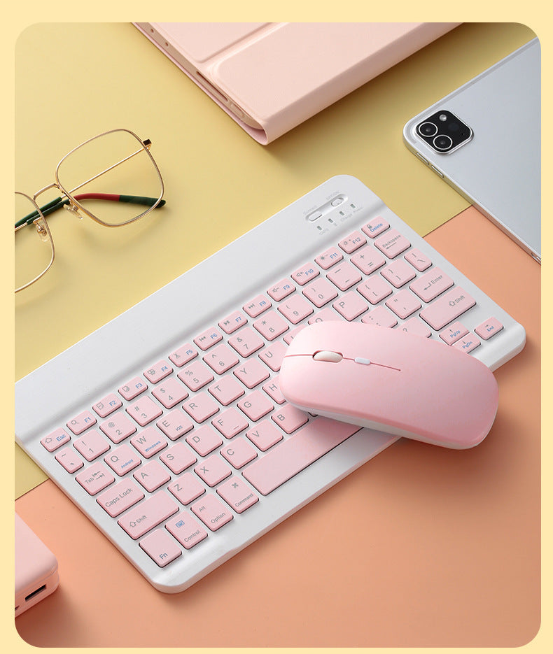 Ultra-Thin Dual-Mode Wireless Mouse - 2.4GHz & Bluetooth, 4-Gear DPI, Four-Way Scroll | 8 Colours