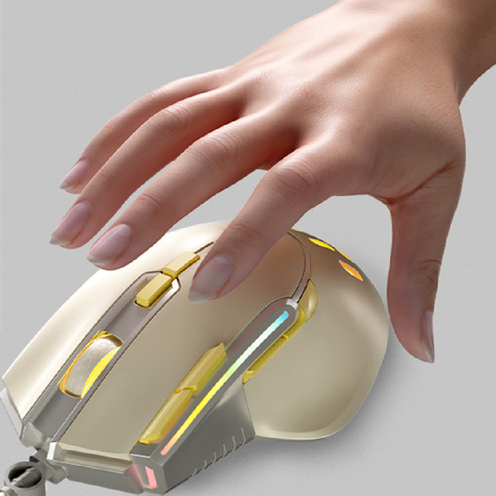 E-Sports Gaming Mouse - 12800 DPI, 9-Button Macro, RGB | Wired (Brilliant) or Dual-Mode (Starsea)