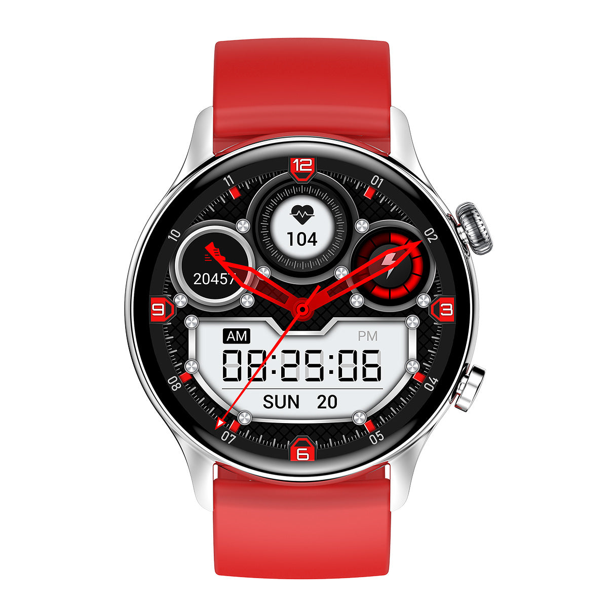 NFC Smart Watch – 1.36" Bluetooth Calling, Wireless Charging & Premium Strap Options – Gold dust / USB
