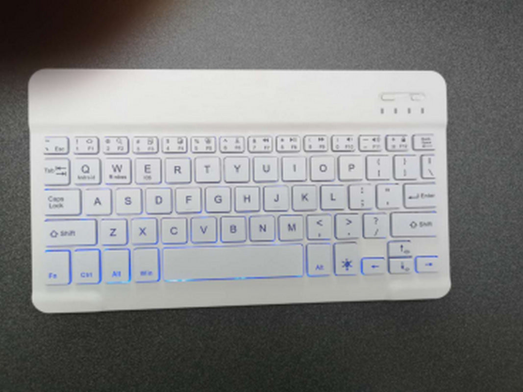 Mini Bluetooth Wireless Keyboard for Tablets - S (7–8"), M (9") & L (9.7–10.1") | Black & White