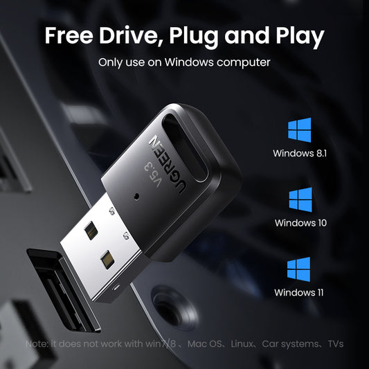 USB Bluetooth 5.0 Adapter - Wireless Connectivity for PC & Laptop