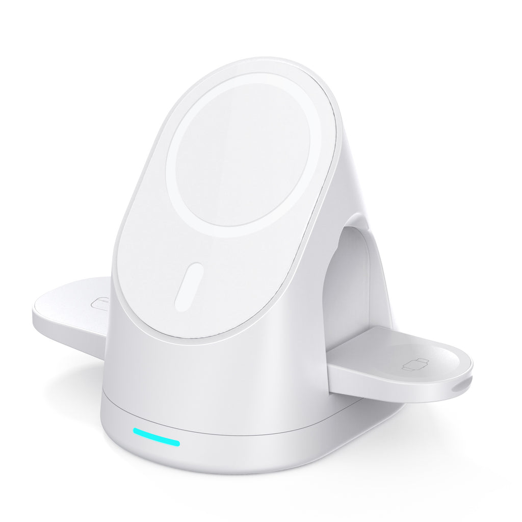 Foldable 3-in-1 Magnetic Wireless Charger with USB Cable – product image 6 | Fidmat24 Tech Market
