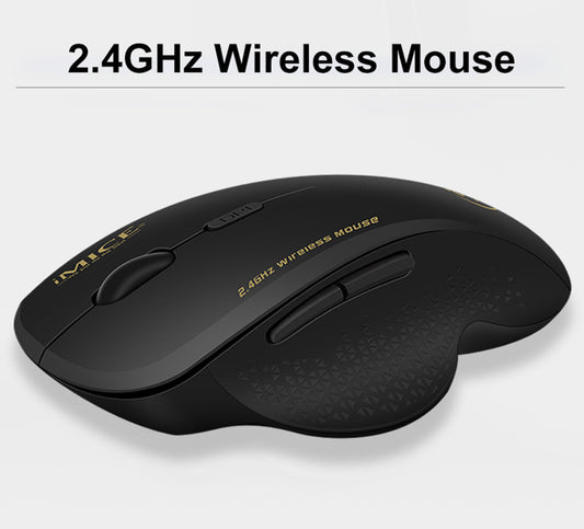 G6 2.4GHz Wireless Gaming Mouse - Touch Wheel, 6 Buttons, 10m Range | Black Iron Grey, Obsidian Black & Ruby Red