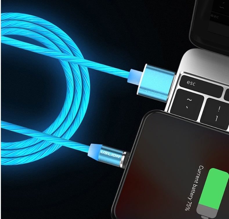 compatible-with-apple-led-magnetic-usb-phone-cable-micro-type-c-charger-fast-charging-magnet-charge-cord