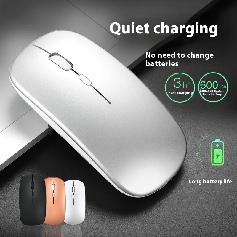 Wireless Mouse - Smart Power Saving, USB Receiver | Matte Black