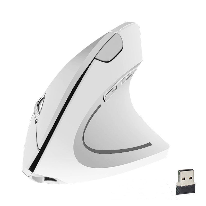 Vertical Ergonomic Mouse - Wired, Wireless Rechargeable & Battery Options