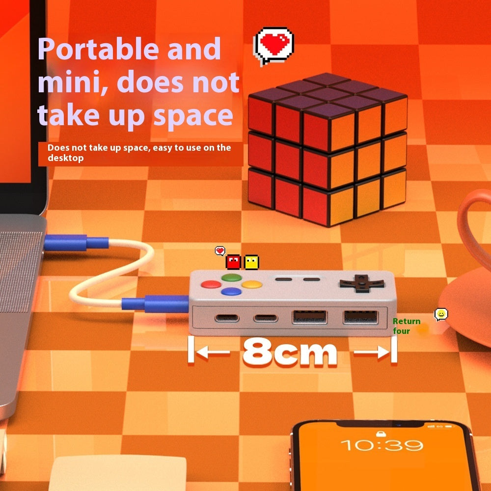 creative-personality-cartoon-game-modeling-hub-four-in-one