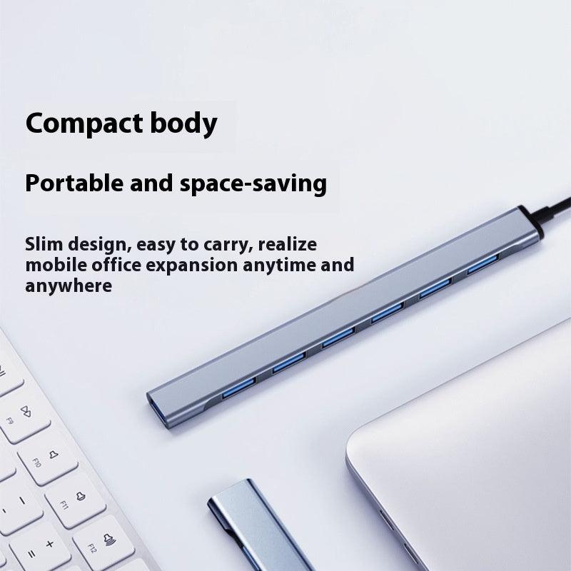 USB-C 7-in-1 Hub Expansion Dock - Multi-Port Adapter for Laptops
