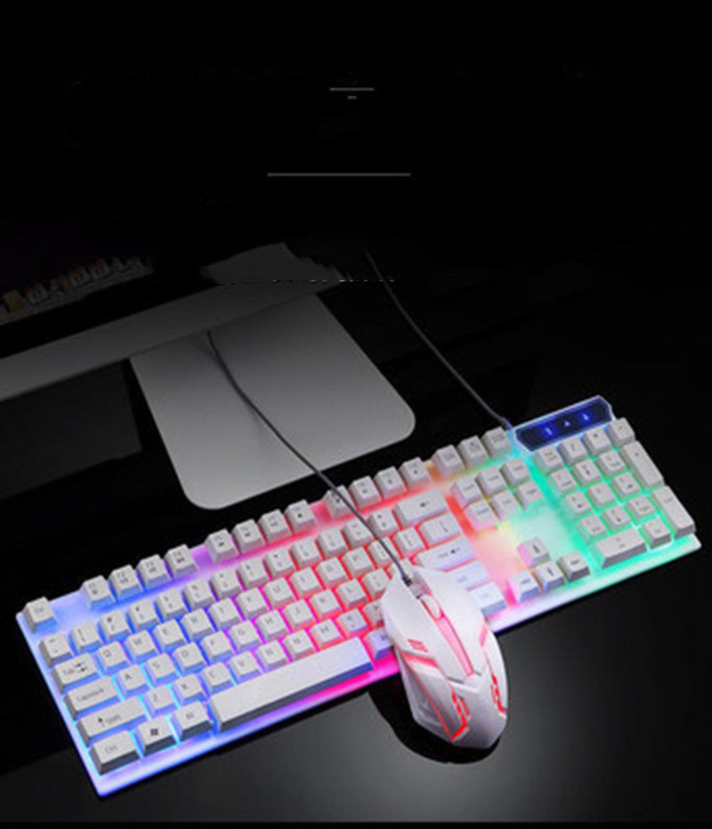 BOSSTON 8310 Wired Keyboard & Mouse Combo - USB Backlit Gaming Set