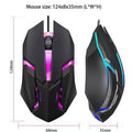 X1 Wired Luminous Mouse - USB, 1.2m Cable | Black & White
