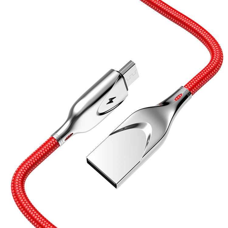 Zinc Alloy Braided Charging Cable - Micro-USB, Lightning & USB-C | 1m & 2m