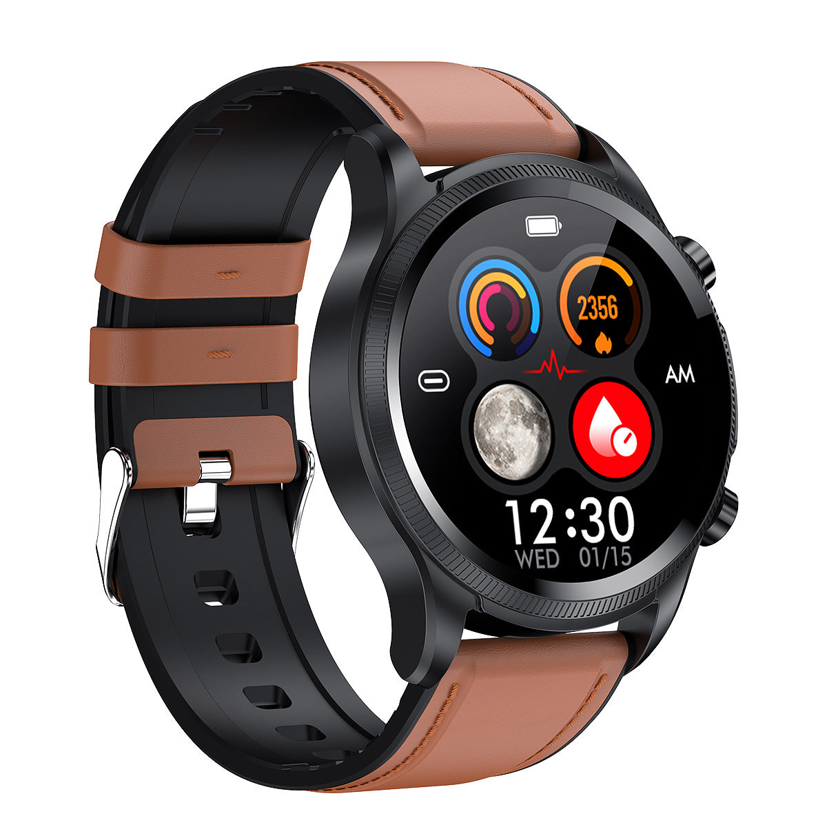 E300 / E400 Health Smart Watch – Heart Rate, Blood Pressure, SpO2 & Sleep Tracker – Red / E300