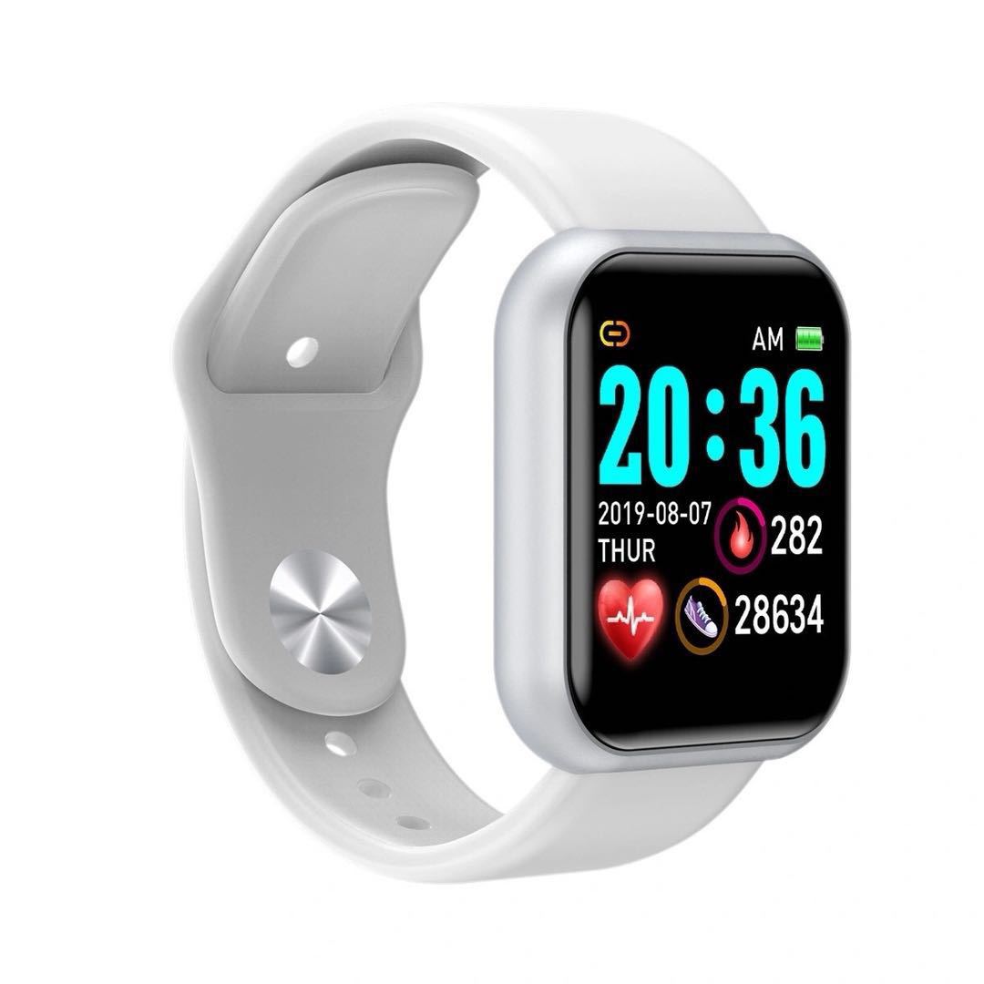 Y68 FitPro Smart Bracelet – 1.44" Bluetooth Sports Watch with Sleep & Health Tracking – Pink