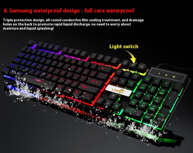 industry-gaming-keyboard-glowing-usb-cable-gaming-keyboard