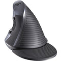 Wired Ergonomic Vertical Mouse with Detachable Palm Rest | ABS, Wrist Support | Black