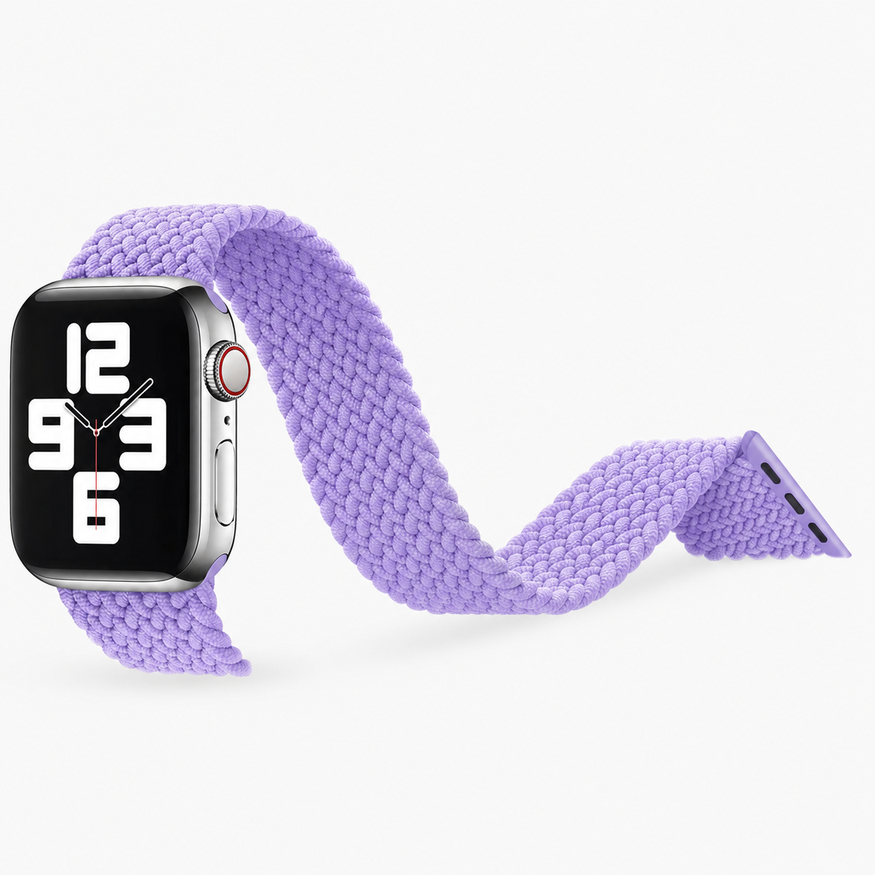 Apple Watch Nylon Braided Elastic Strap | Single Loop | Light Purple | 38/40mm & 42/44mm | XS–L