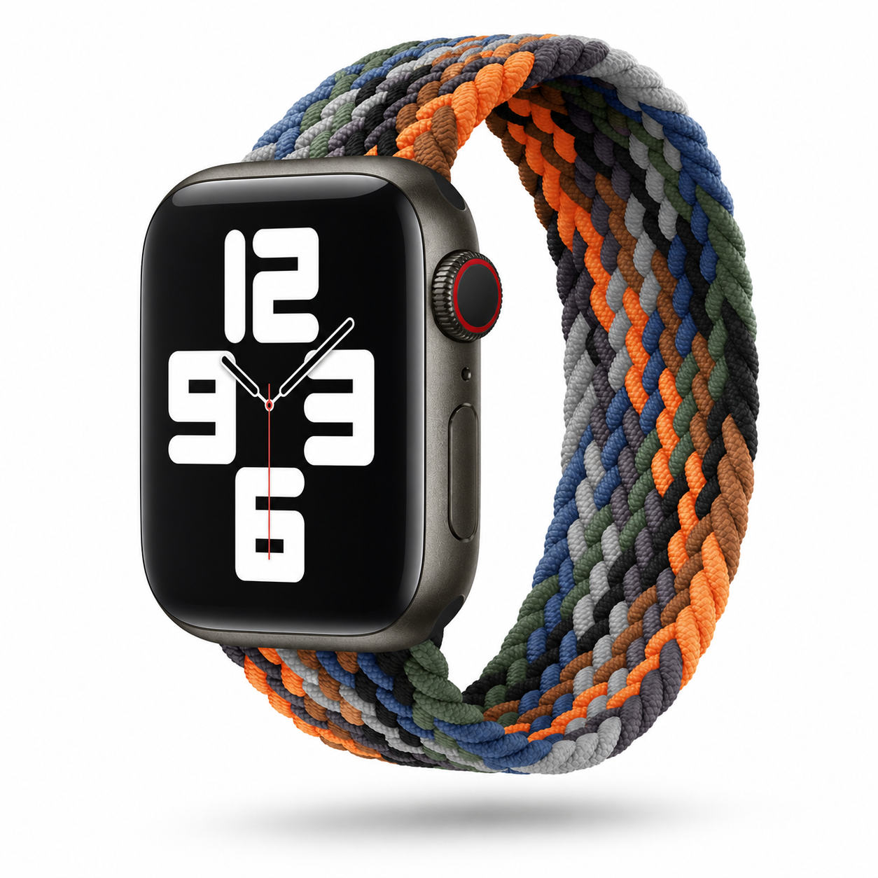 Apple Watch Nylon Braided Elastic Strap | Single Loop | Camouflage | 38/40mm & 42/44mm | XS–L