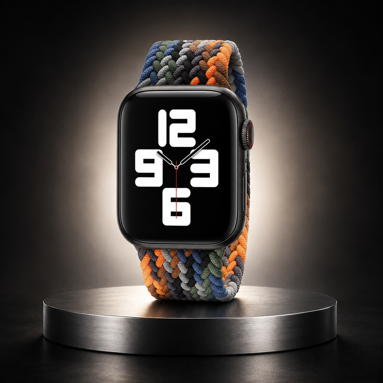Apple Watch Nylon Braided Elastic Strap | Single Loop | Camouflage | 38/40mm & 42/44mm | XS–L