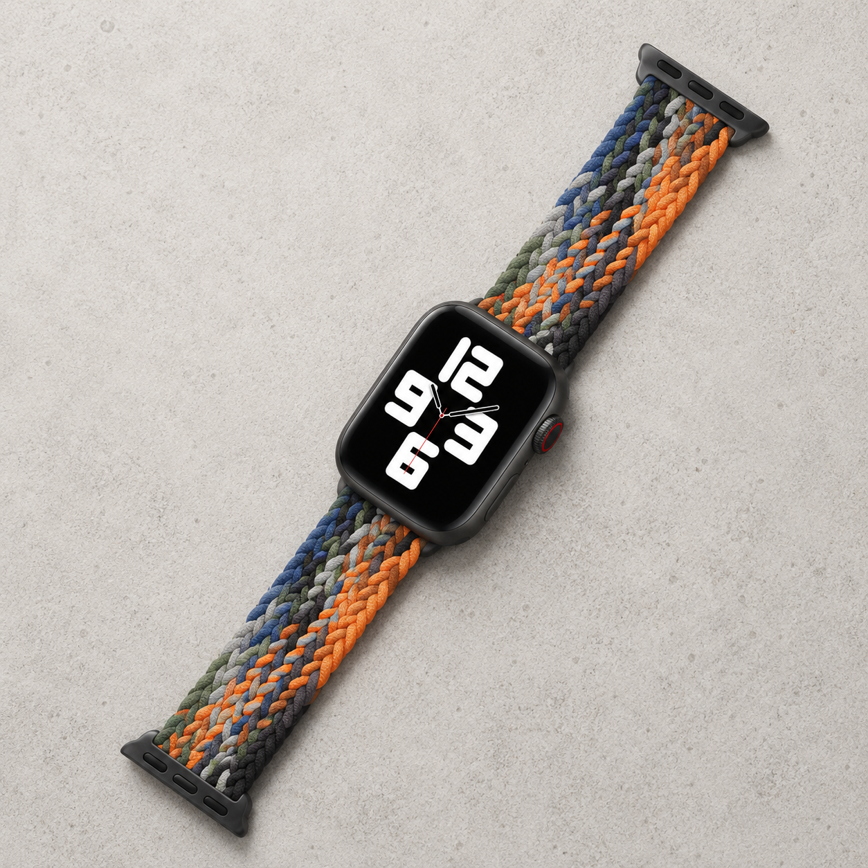 Apple Watch Nylon Braided Elastic Strap | Single Loop | Camouflage | 38/40mm & 42/44mm | XS–L